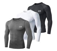 MEETYOO Men's U6T Shirt, Black+Grey+White, S