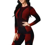 MEETYOO Women’s Thermal Underwear Set, Base Layers for Ladies, Fleece Lined Long Johns Sport Quick Dry Top Leggings Set for Running Skiing Cycling Workout