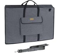 MeetYr Life Premium Art Portfolio Bag 48"x36" - Waterproof, Triple Padded, Portable with Shoulder Strap - for Artwork, Posters, Sketches & Paintings
