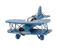 MEEVINWH Airplane Model for Collection, Iron Craft, Hand-Painted, Decorative Ornament for Home Office Bar Display, Sturdy Durable Structure with Realistic Design