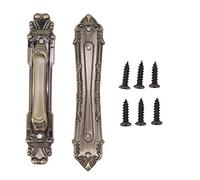 MEEVINWH Barn Door Handle Iron Rust Prevention Farmhouse Pulling Handles for Cabinets Closets Drawers Doors Wardrobes Antique Bronze