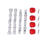 MEEVINWH High Strength Metal Car Repair Part for Various Models, Enhanced Stability, Lightweight, Easy Installation, Two Color Options (Red Silver)