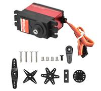 MEEVINWH High Torque Metal Gear Servo for 1/10 1/8 RC Car Airplane, Durable Aluminum Shell, Efficient Low Noise Motor, Precision Engineered for Long Life