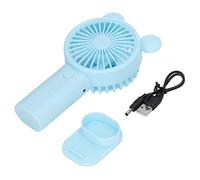 MEEVINWH Mini Handheld Fan USB 1200mAh Battery Dual Drive Portable Handheld Fan Electric Small Fan (Blue)