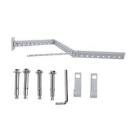 MEEVINWH Retractable Wall Mounted Clothes Drying Rack, Aluminum Alloy Expandable Laundry Rack for Balcony Bathroom, Space Saving Design for Shirts Pants Jackets Kids Clothing