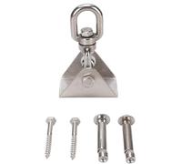 MEEVINWH Swing Hangers Set 360° Rotate Stainless Steel Swivel Swing Hooks 1200 Lb Loading Hammock Hooks for Balconies Gardens Living Rooms