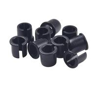 MeevrgR 10 Pcs Valve Adapter Set for French Valves, Conversion Tool from American to Presta Valve, Plastic for Bike Inner Tube, Black Red Yellow Black