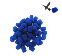 MeevrgR 10pcs for mini Headset Microphone Foam Windscreen Cover Black Red Replacement for Vocal Recording Noise Reduction 6mm ID 20mm Length(Blue)