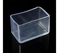 MeevrgR 12 Pcs Cap PVC Chair Leg Rectangle 12 pcs Cap Suitable for Home Protect The Floor When Moving Furniture Prevent Scratching on The Floor(30x50mm)