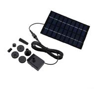 MeevrgR 2.8W Solar Fountain Pump Floating Water Feature, No Wiring Needed | Adjustable Flow | Pond & Birdbath Ready