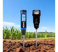 MeevrgR 2-in-1 Soil Tester pH and -EC Meter - Automatic Calibration Soil pH Meter with Backlit LCD - 0-19.99ms/cm Conductivity Tester for Garden Farm Greenhouse