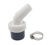 MeevrgR 2-in-1 Washing Machine Drain Tee Adapter Y-Type Connector for Branched Hose Extension Three-Way Plastic White Multi-functional Fitting(Single head)