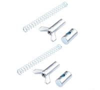 MeevrgR 2 pack car Rear Brake Adjuster Hardware Kit for Honda TRX125 TRX250 TRX300 for FOURTRAX for FOREMAN for RANCHER, with Metal Construction Adjusting Nuts Springs Brake Rods