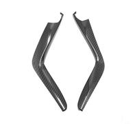 MeevrgR 2 Pack Left Rudder Carbon Fiber Gear Shift Panel Cover Trim Decoration, For Honda Civic 2014-2019, Centre Console Water Cup Frame Interior Accessories(carbon fiber)