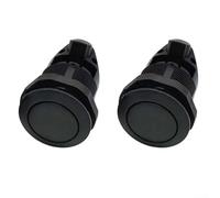 MeevrgR 2-Pack Push-Button Cabinet Locks - Keyless RV/Yacht/Drawer Latches ABS Plastic with Anti-Corrosion Coating Southco-Style Design(Black)