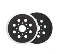 MeevrgR 2-Pack Sanding Pad Set, Rubber 5-inch Diameter, 8 Holes, Compatible with for Bosch GEX125-1AE, PEX 220A, PEX 220AE Black+White Sanding Discs