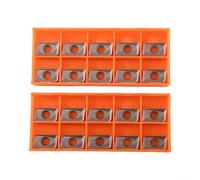 MeevrgR 20 Piece Set of APMT1604 M2 VP15TF CNC Carbide Inserts, Strong Resistance for Semi-Finishing and Finishing, Suitable for Lathe and Milling Operations