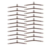 MeevrgR 20pcs Anti Entangle Sleeves for Fishing Hook Line Aligner Tackle, Plastic Line Management Clips to Prevent Tangles, 6.6cm Gray