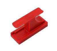 MeevrgR 2pcs Fishing Rod Wall Storage Rack with Horizontal and Vertical Mounting for Fishing Pole Organization, Black/White/Grey/Red/for Orange, 7 x 3.9 x 2.6 cm red