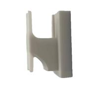 MeevrgR 2pcs Fishing Rod Wall Storage Rack with Horizontal and Vertical Mounting for Fishing Pole Organization, Black/White/Grey/Red/for Orange, 7 x 3.9 x 2.6 cm white