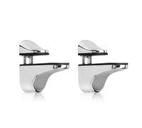 MeevrgR 2X Glass Clamp Adjustable Zinc Alloy Flat Wood Glass Clamp Suitable for Bathroom Durability and lifespan Collectibles,and More or Showing Off Your Latest Treasures