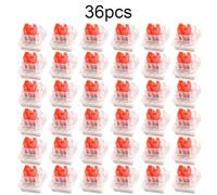 MeevrgR 36PCS Tactile Mechanical Keyboard Switches 3pin Compatible with Standard Keyboards for Typing and Gaming with Over 50 Million Keystrokes Durability (Red)