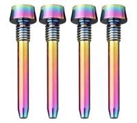 MeevrgR 4 Pack for Bike Brake Pad Retaining Pin for MT2/4/5/6/8, Alloy Disc Brake Caliper Bolt M4x26mm, Compatible with Magura Systems Rainbow