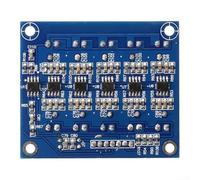 MeevrgR 5/10/15-Band Audio Equalizer Board - Dual Power Supply (±5V-15V) for RCA Input/Output - Professional ABS Blue EQ Circuit for DIY Audio Systems(5 Road)