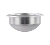 MeevrgR 58mm Stainless Steel Pressureless Filter Basket for Espresso Machines Compatible with E61 Group Head Bottomless Portafilter Silver Tone