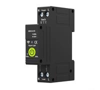 MeevrgR 63A WiFi Circuit Breaker with Power Meter, Compatible for ZigBee for Tuya Smart-Life App, Remote Control Energy Monitor with Overcurrent Protection, Home Automation Device
