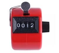 MeevrgR ABS Hand Tally Counter, 4-Digit Mechanical Clicker for Golf, People Counting, Events and Statistics, Pack of 1