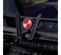 MeevrgR Adjustable Gravity Phone Holder for Car, 360 Degrees Rotatable Mount for Enhanced Viewing Comfort (red)