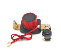MeevrgR Adjustable Top Post Battery Kill Switch - Flame-Retardant ABS & Brass, Fits 11-15mm Terminals, for Car/Boat/RV/Truck(A)