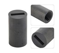 MeevrgR Air Sandblaster Boron Carbide Nozzle 35x20mm, 15x4mm Bore Size Square Flat Mouth Tip, High Hardness Low Density Blasting Accessory, Black