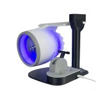 MeevrgR Aircraft-Style USB Desktop Fan with Red Flame LED & Mist Humidifier - Adjustable, Compact 8-Inch Design for Office, Dorm or Gaming Desk(blue)