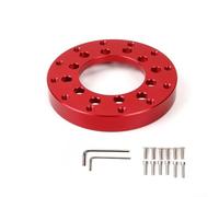 MeevrgR Aluminum Quick-Release Adapter Plate for Logitech G25 G27 G920 - 80mm Hub Spacer, 124g Lightweight Sim Racing Accessory(Red)
