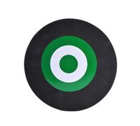 MeevrgR Arrow Target for Indoor and Outdoor Use, Portable EVA Foam Practice Target with High-Visibility Colored Rings, 25x25x3cm Black Green