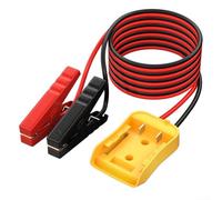 MeevrgR Automotive for JUMPER Cables for 20V Battery Packs, 12AWG 5.9FT Boost Leads with Strong Grip Clamps, Flexible PVC Wire for Car Truck Motorcycle Jump Starting