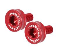 MeevrgR Bicycle Bottom Bracket Axle Crank Bolts M8 Aluminium Screws 2Pcs