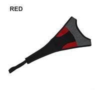 MeevrgR Bicycle Trainer Sweat Absorb Strap with Phone Holder Compatible with Phones under 5 5 Inches for Indoor and Stationary Bikes Protects Frame and Provides Phone Access (red)