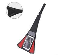 MeevrgR Bicycle Trainer Sweat Absorb Strap with Phone Holder Compatible with Phones under 5 5 Inches for Indoor and Stationary Bikes Protects Frame and Provides Phone Access (updated)