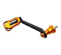 MeevrgR Carbon Fibre Single Rocker Arm Handle with Hollow Knob 70Mm for Shimano/Stella/Vanford/TwinPower/Cardiff/Stradic/Ultegra/Sahara/Miravel/Nasci/Aero/Sephia Spinnings Reels(Golden)