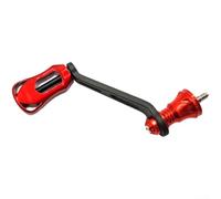 MeevrgR Carbon Fibre Single Rocker Arm Handle with Hollow Knob 70Mm for Shimano/Stella/Vanford/TwinPower/Cardiff/Stradic/Ultegra/Sahara/Miravel/Nasci/Aero/Sephia Spinnings Reels(red)