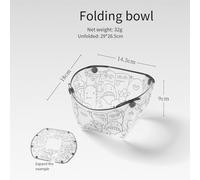 MeevrgR Collapsible Silicone Cup - 19g for ULTRA-Light Foldable Camping Tableware for Outdoor Use, Multi-Purpose Cup Bowl Measuring Container with Carabiner Clip C