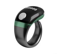 MeevrgR Digital Tally Counter with LCD Screen, Type-C Rechargeable Ring Counter, Adjustable Size for Sports Training and Counting Activities (Green)