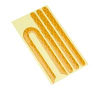 MeevrgR Electric Scooter Reflective Strip for M365 - Straight U-Shaped Safety Side Cover Sticker, 6.3x0.8 cm, Self-Adhesive Weather-Resistant Plastic Trim in Gray/Blue/Red/Yellow/Green Yellow