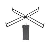 MeevrgR Foldable Cooler Stand for Camping - Ice Box Holder with Luggage Rack Shelf, Iron Metal Folding Storage Rack, 52cm Portable Camp Table for Outdoor Picnic