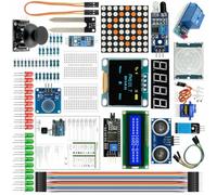 MeevrgR for ARDUINO Project for Starter Kit for Nano V3.0, for MEGA 2560, and for MEGA 328 with 85pcs Components Including for OLED Display, Relay, Sensors, and Motors