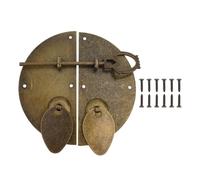 MeevrgR Furniture Lock Wide Application Iron Retro Design 10 * 10cm Furniture Lock How to useTo Open The Door When Closing The Door Giving it a More Reality Feel