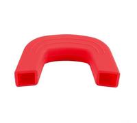 MeevrgR Heat Resistant Silicone Pot Ear Cover Safe Handle Sleeve Anti-Burn Grip for Cooking Pots Pans Casserole Dish Kitchen Tool Black Red(middle red)